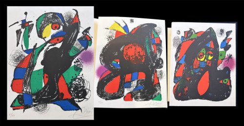 Miro Litografo IV DELUXE. With 2 lithographs signed and numbered